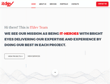 Tablet Screenshot of itdevteam.com